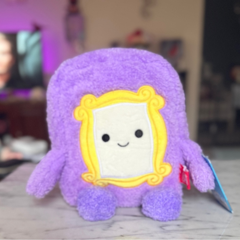 Brand New FRIENDS TV BumBumz Purple Frame Plush Toy